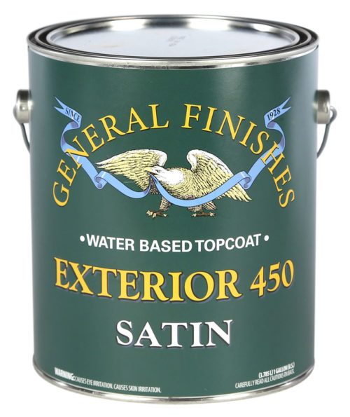 gf product EXTERIOR 450 WATER BASED TOPCOAT satin GALLON CLOSED 1000PX general finishes 2018