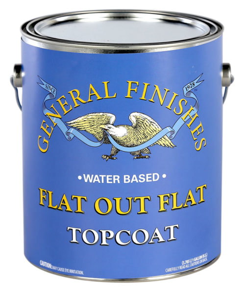 gf product WATER BASED TOPCOAT FLAT OUT FLAT GALLON CLOSED 1000PX general finishes 2018