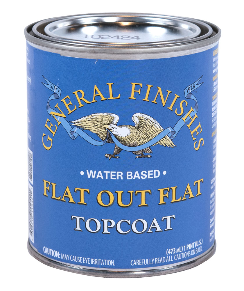 gf product WATER BASED TOPCOAT FLAT OUT FLAT PINT CLOSED 1000PX general finishes 2020