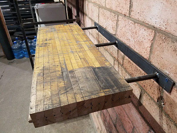 7. Railcar Countertop