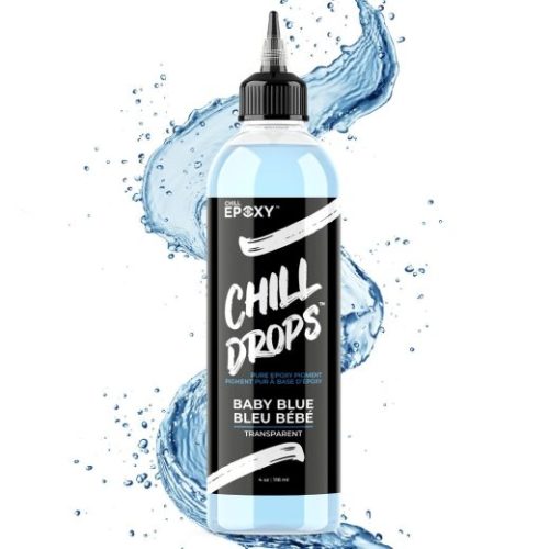 Chill Drops Baby Blue Transparent 2oz