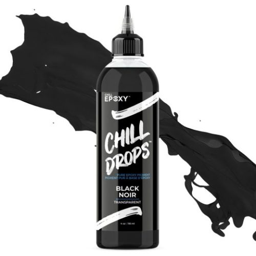 Chill Drops Black Transparent 20z