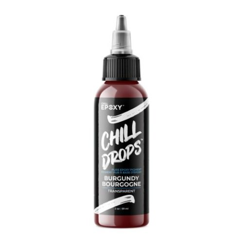 Chill Drops Burgundy Transparent 2oz