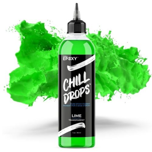 Chill Drops Lime Transparent 2oz