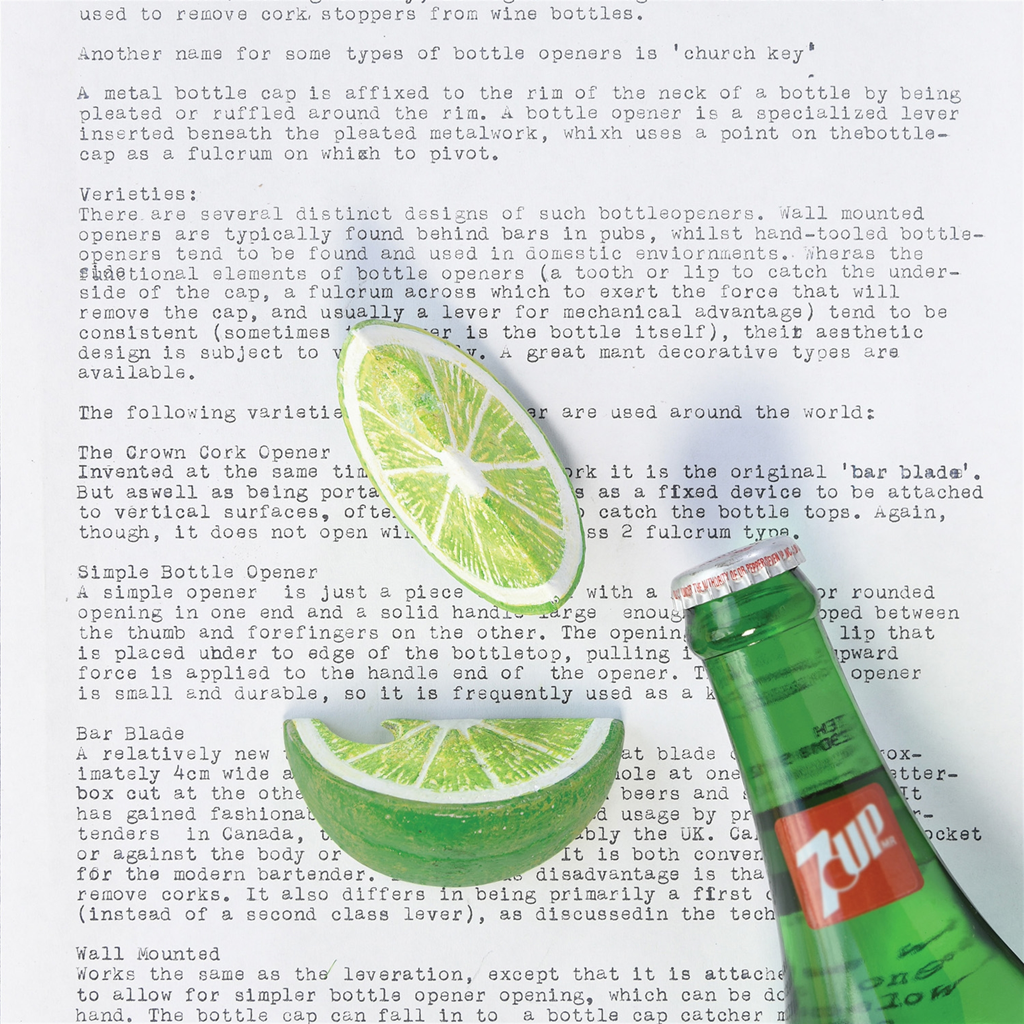 Lime Wedge Bottle Opener 3